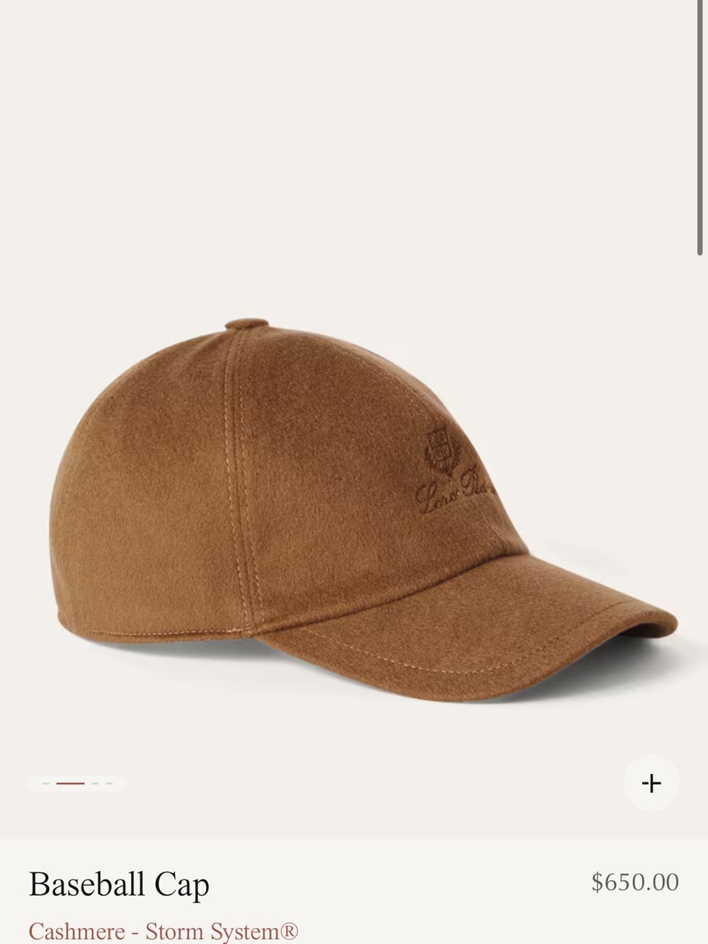 Lora Piana Cashmere Hat